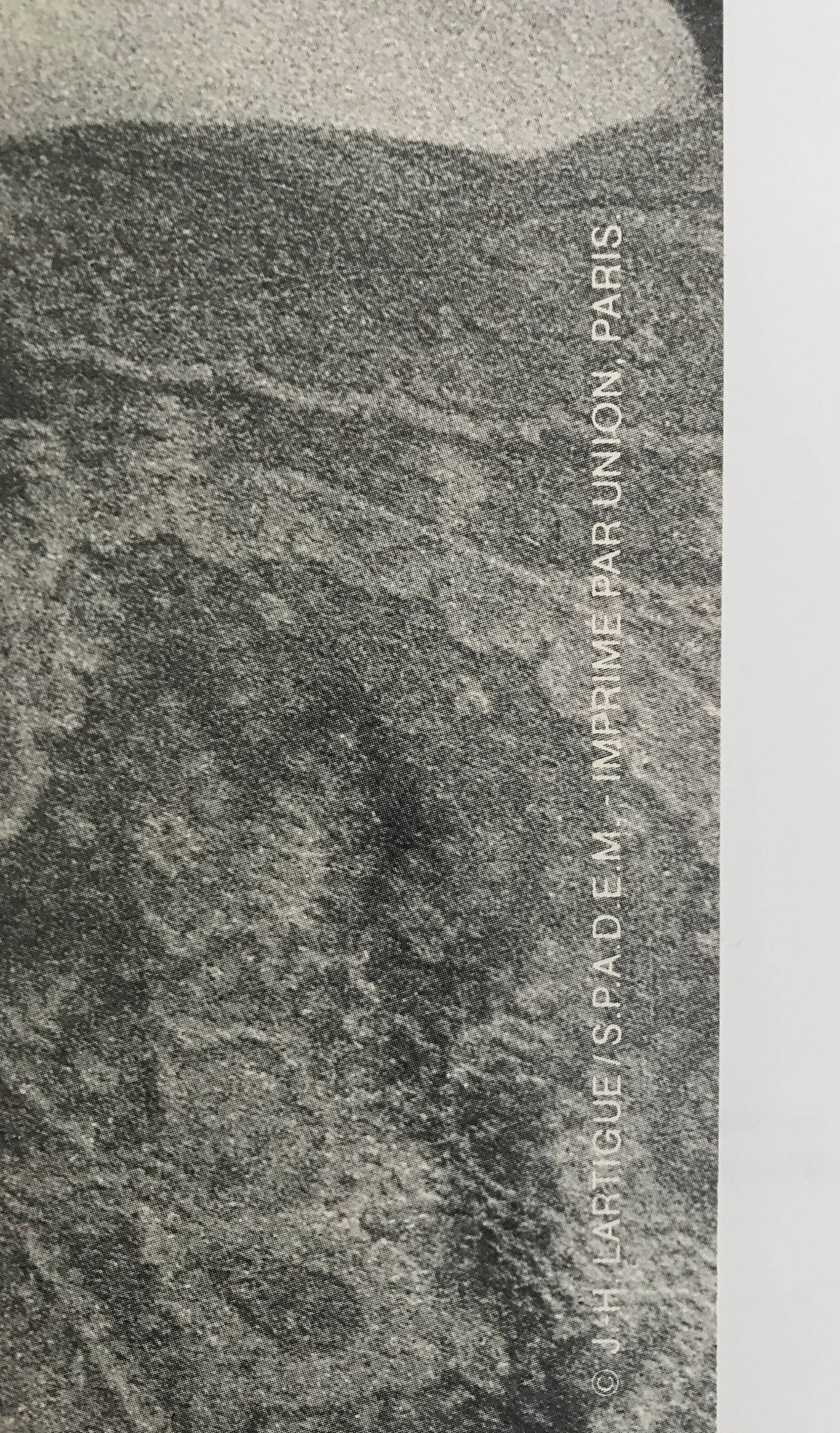 Jacques-Henri LARTIGUE Renée 1931, circa 1980. Vintage poster in B&W