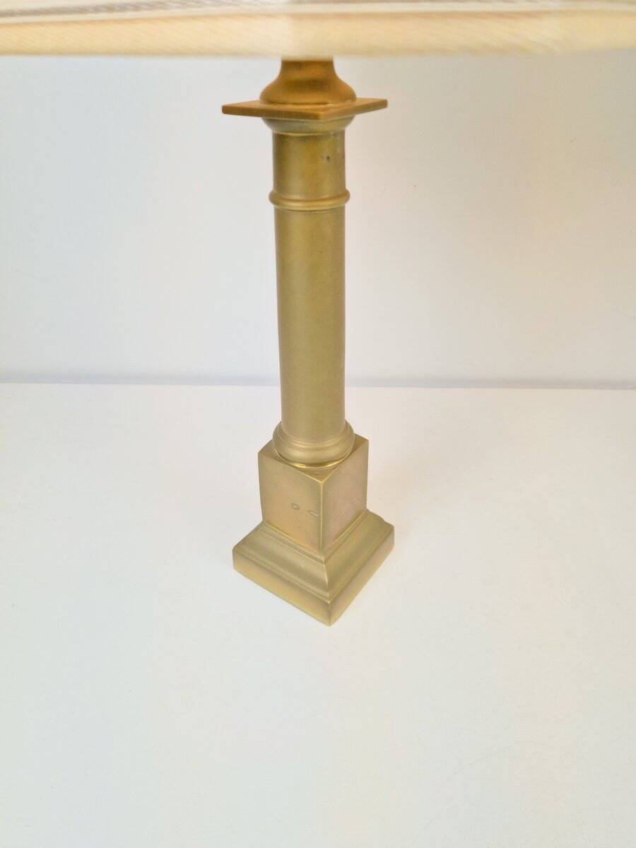 Neoclassical Empire Brass Table Lamp, France, 1960, Set of 2