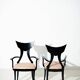 Fauteuil à oreilles italien de Pietro Constantini des années 1980