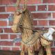 Provençal donkey in rattan