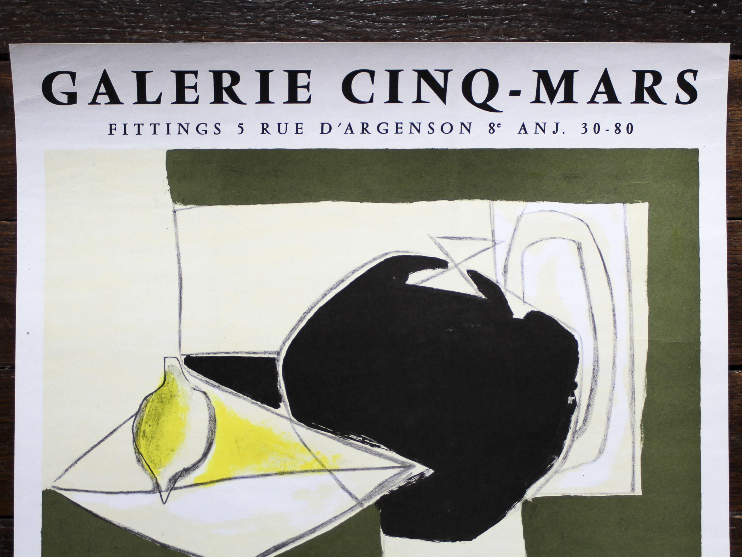 Poster Exhibition 50 paintings Gallery Five March 1962