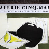 Poster Exhibition 50 paintings Gallery Five March 1962