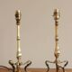 Pair Of Victorian Antique Brass Pullman Railway Carriage Table Lamps