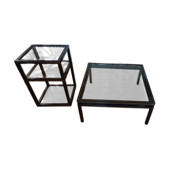 coffee table and side table set