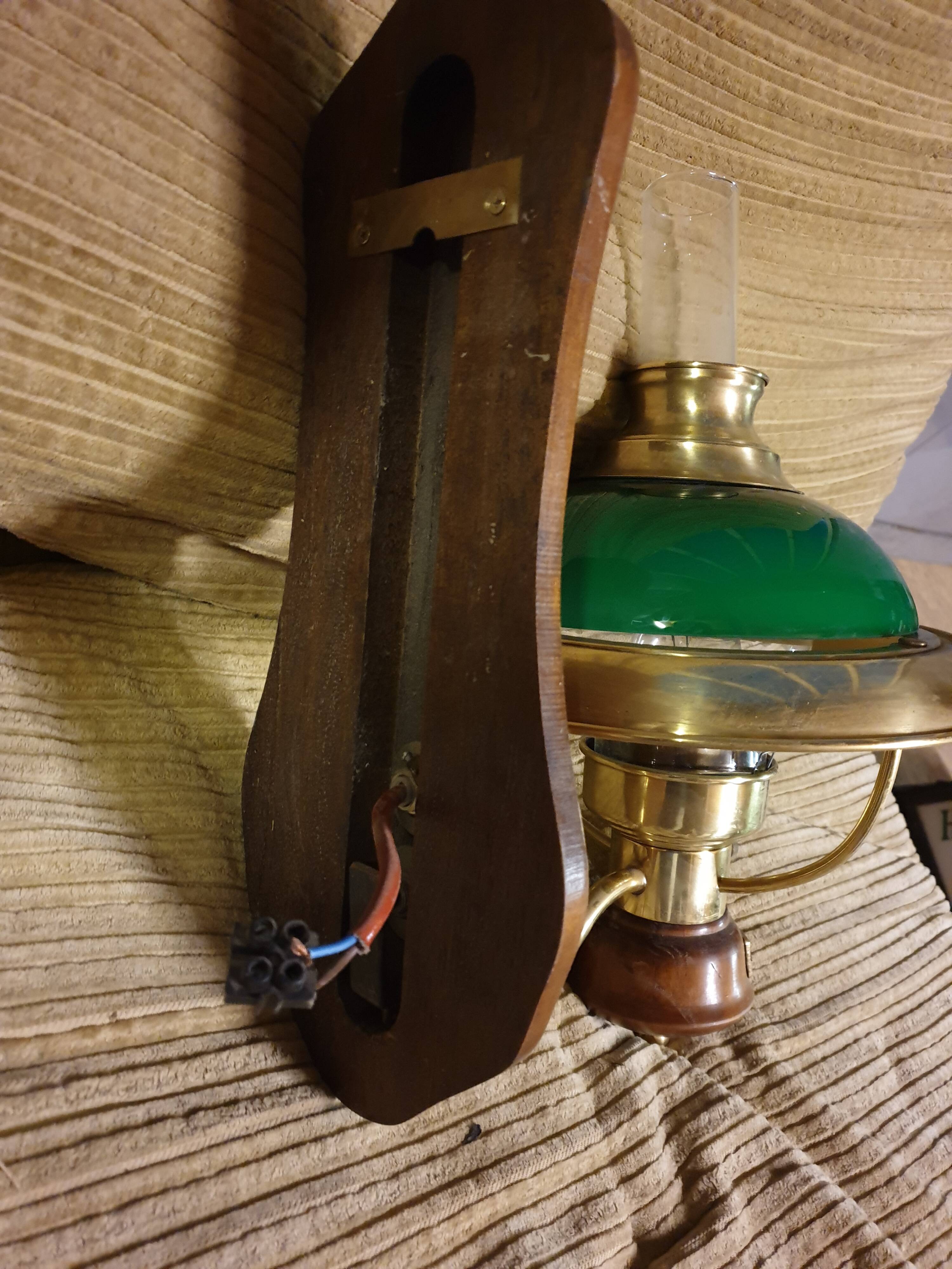 Lamp wall light old river