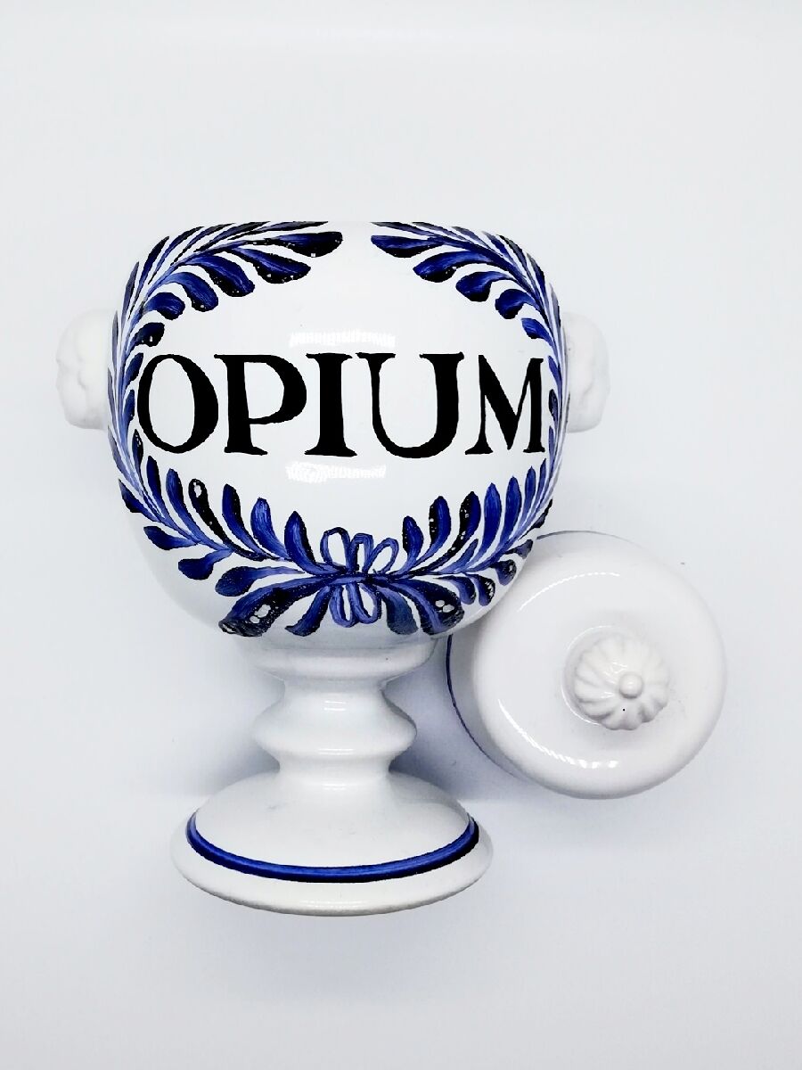 Pharmacy jar, apothecary opium