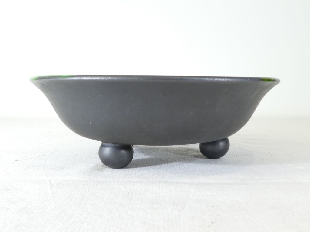 Fruit cup in black ceramic matte