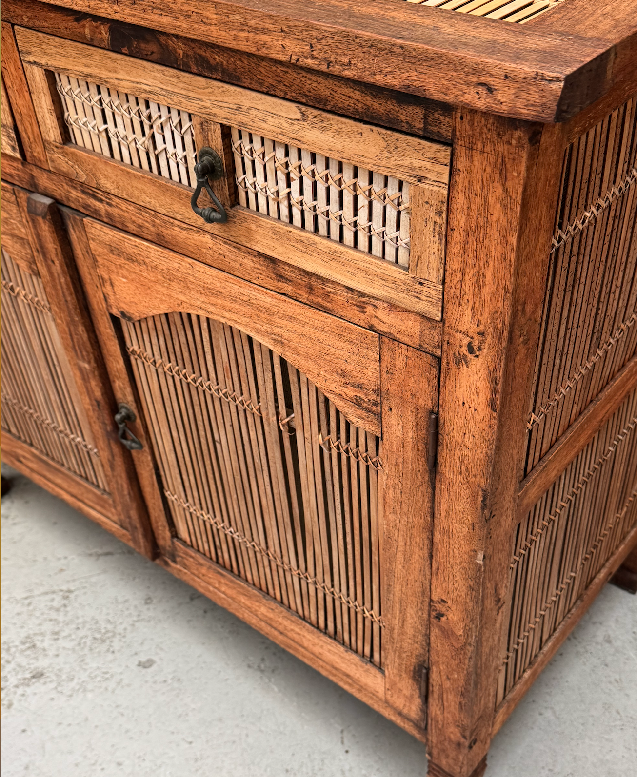 Rattan sideboard