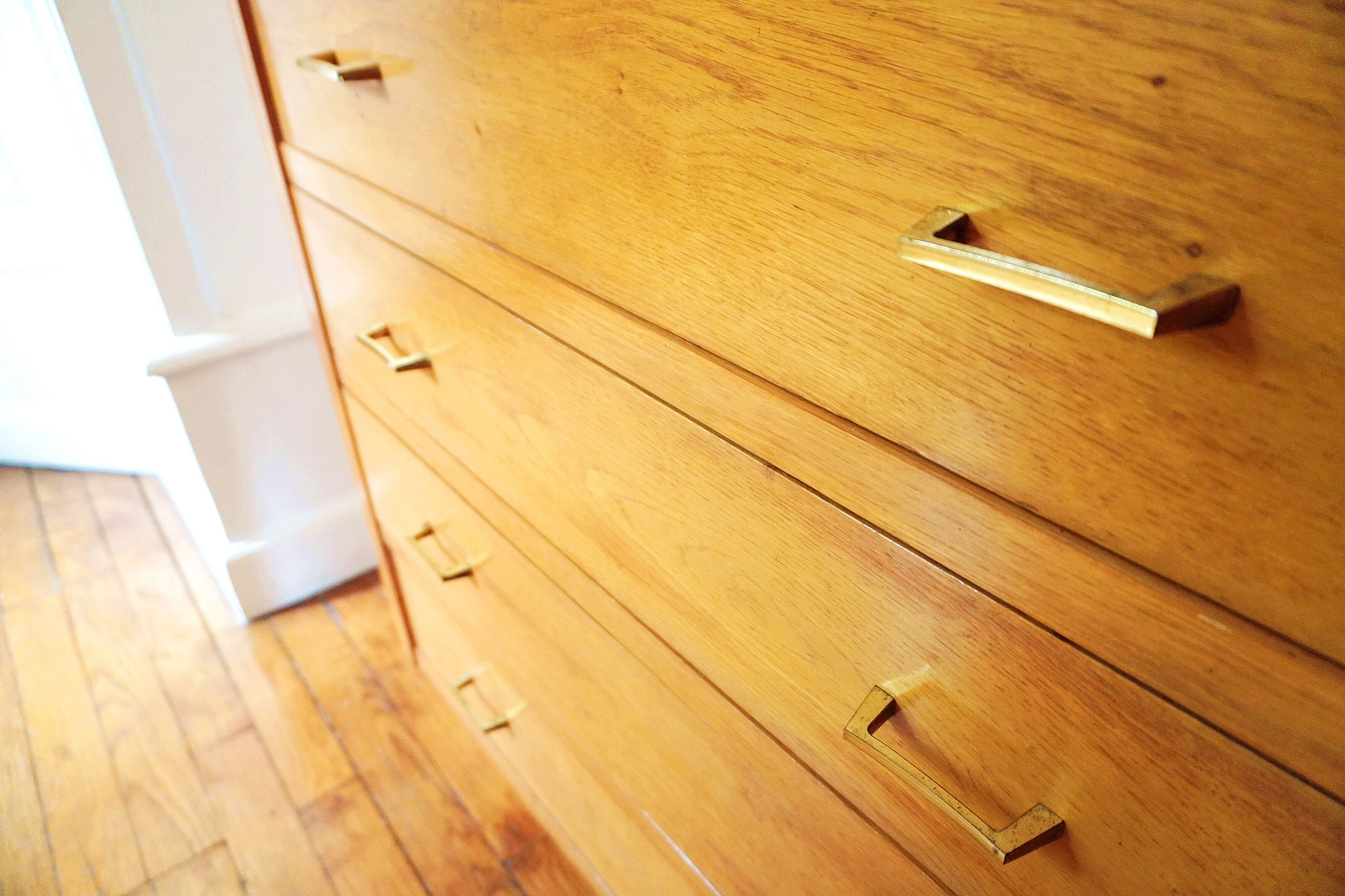 Vintage wood dresser