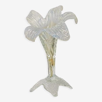 Iridescent Lily flower vase