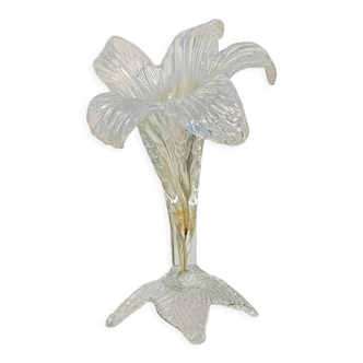 Iridescent Lily flower vase