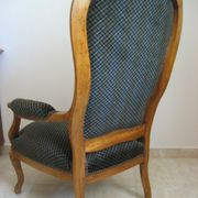 Fauteuil voltaire en noyer époque XlXème