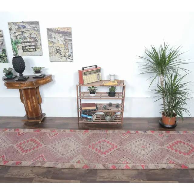 Turkish Hand-Knotted Runner 80x314