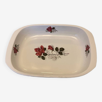 Vintage Sarreguemines Pyroblan Dish for the Oven