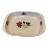 Plat Vintage de Sarreguemines Pyroblan pour le Four
