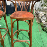 Wooden bar stools