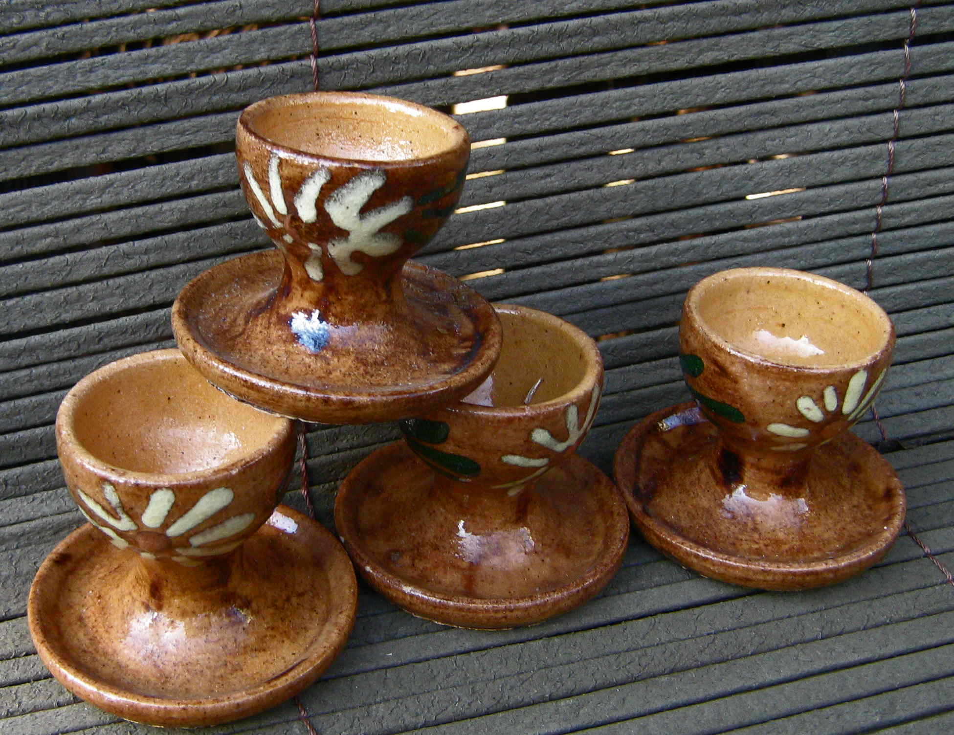 Lot of 4 eggcups