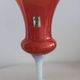 Mid-century modern Italian art glass chalice vase – Orange coated and Opa