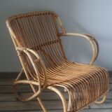 Rattan armchair