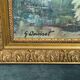 Oil painting on canvas bouquet of flowers g. dance
