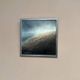 Original Swedish Oil on Panel – “The Surface” by Leif Johansson– Vintage & Framed – 30 × 30 cm (11.8" × 11.8")