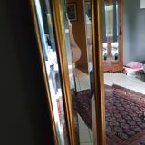 Large mirror has parcloses sheaf of wheat  96x186cm