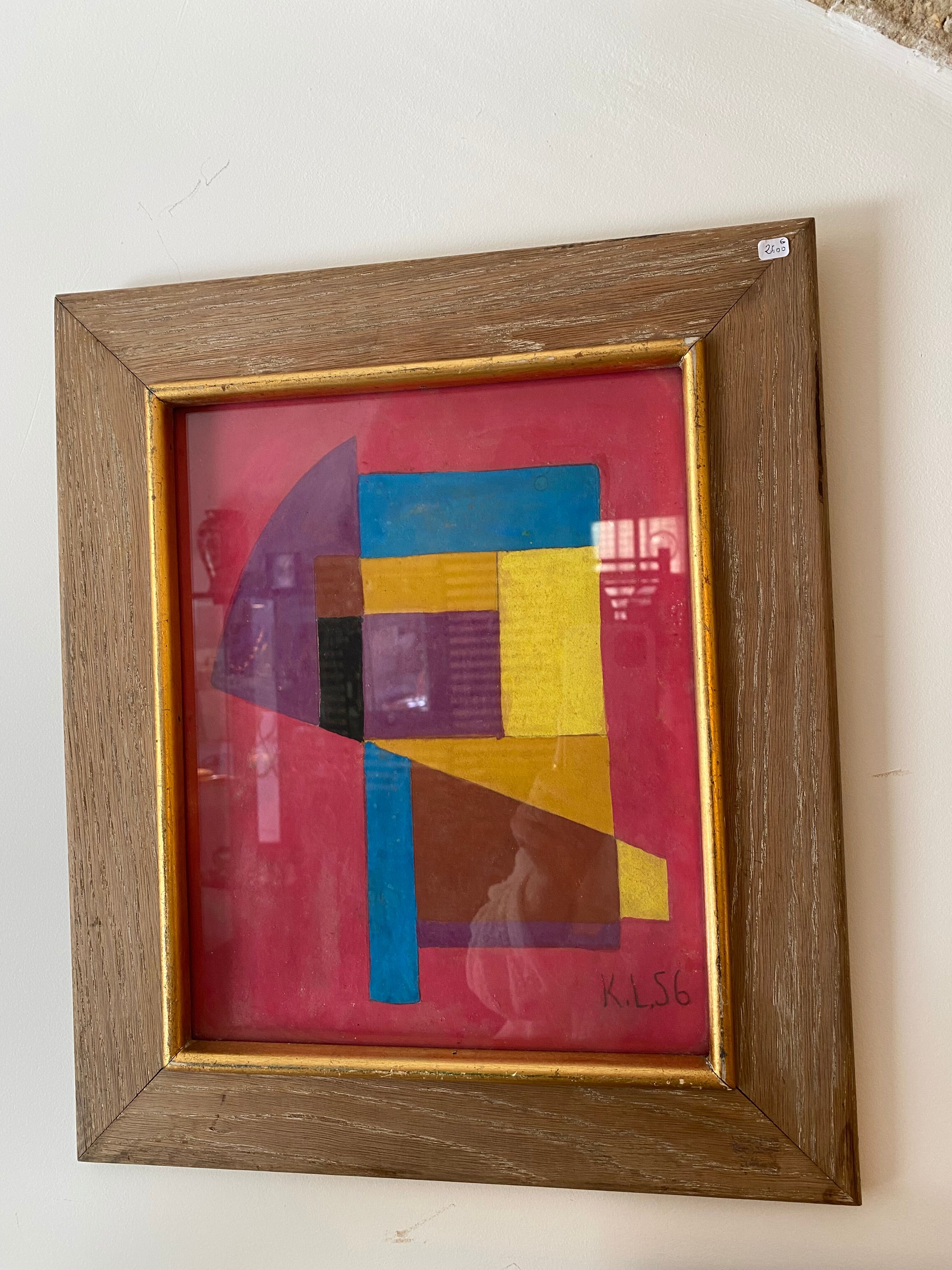 Gouache painting by Kurt Lewy