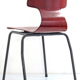 Chaise en contreplaqué Pagholz des années 1960