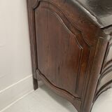 Meuble de maitrise en chêne sculpté Commode scriban XVIII siècle