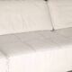 White leather corner sofa
