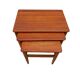 Ensemble de 3 tables d'appoint, danoise des années 1960.