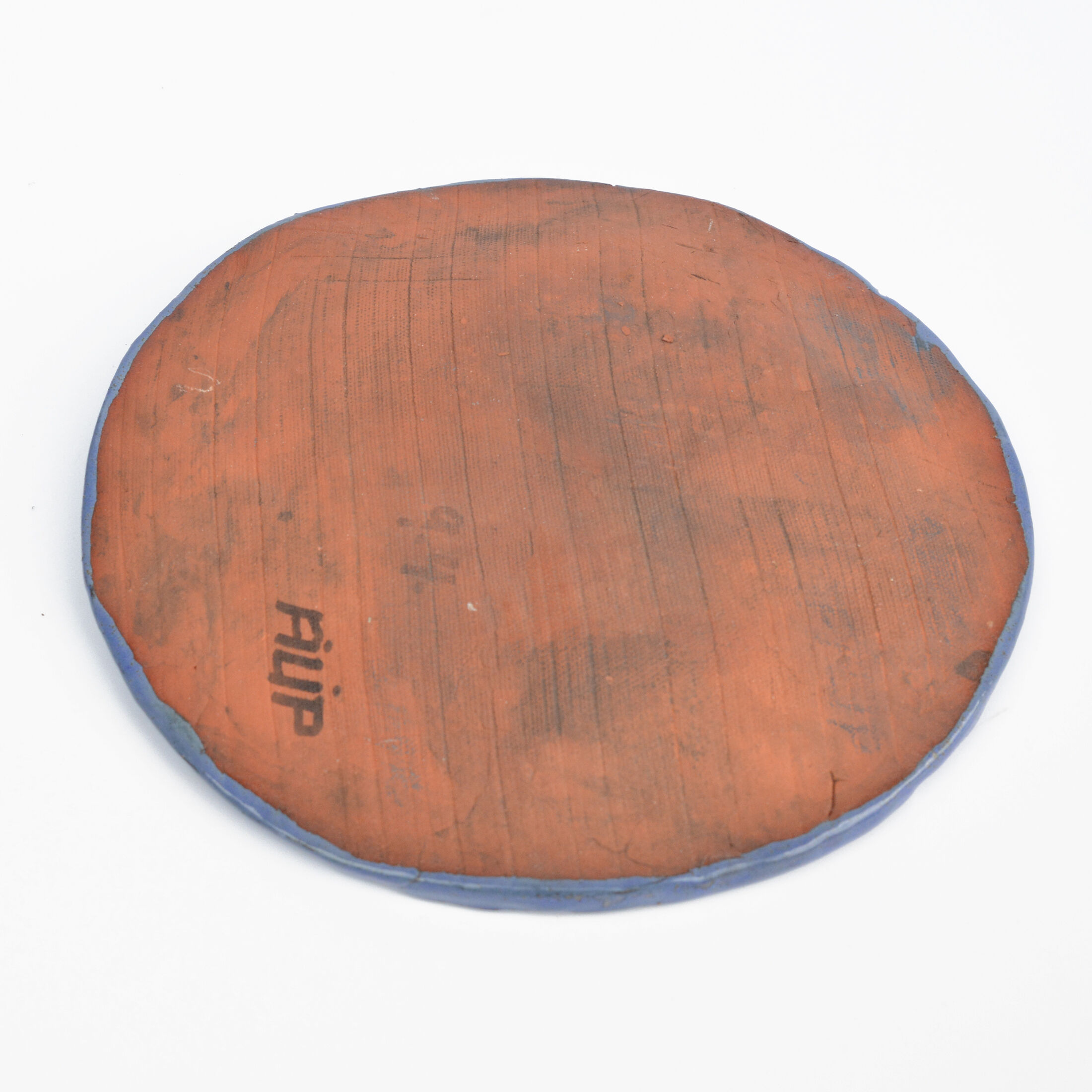 Ceramic handmade plate, Czech Republic, 1990s