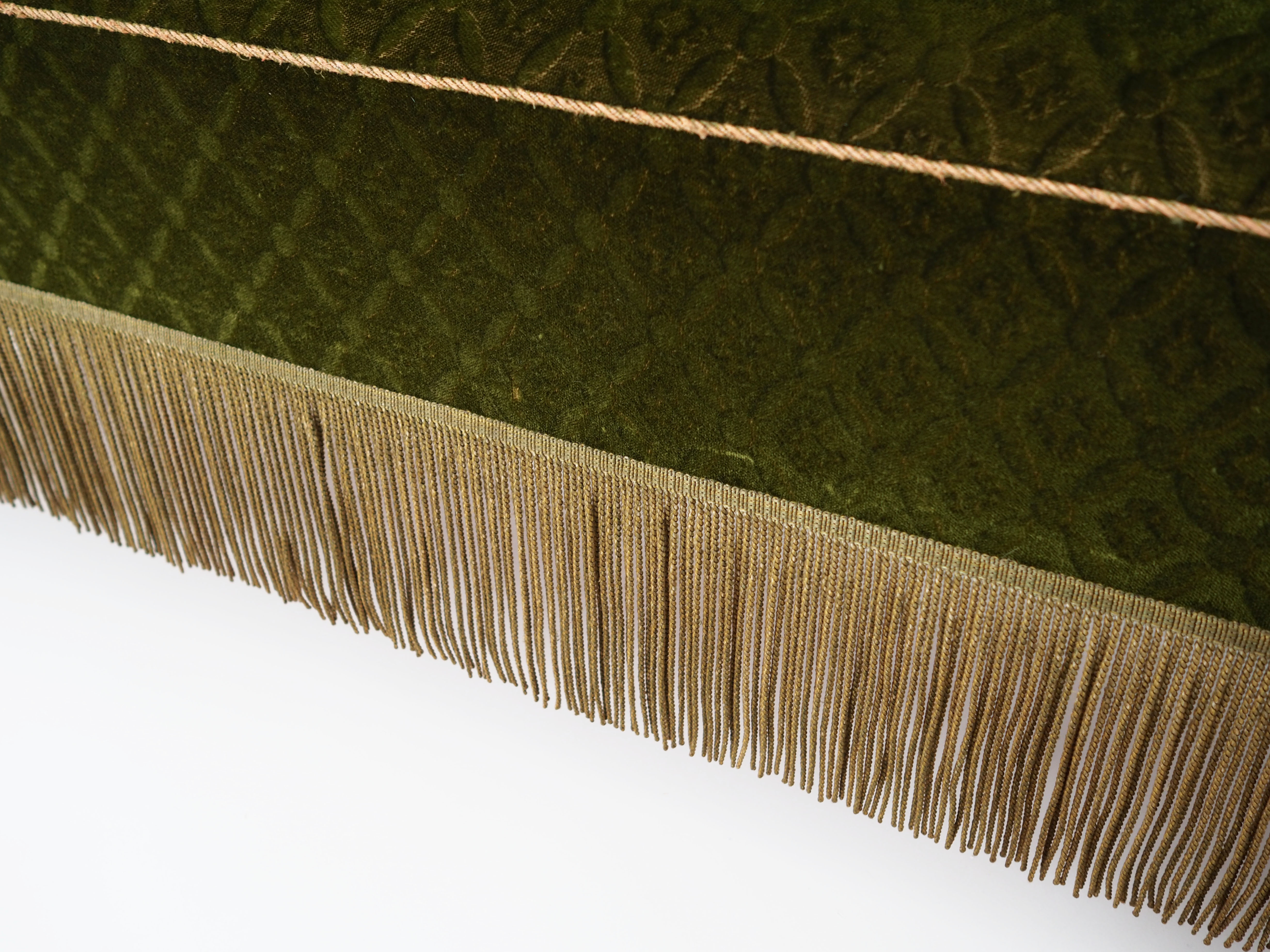 Antique sofa-bed in green colour