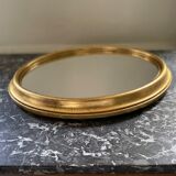 Oval Gold Mirror 1960 31x39cm