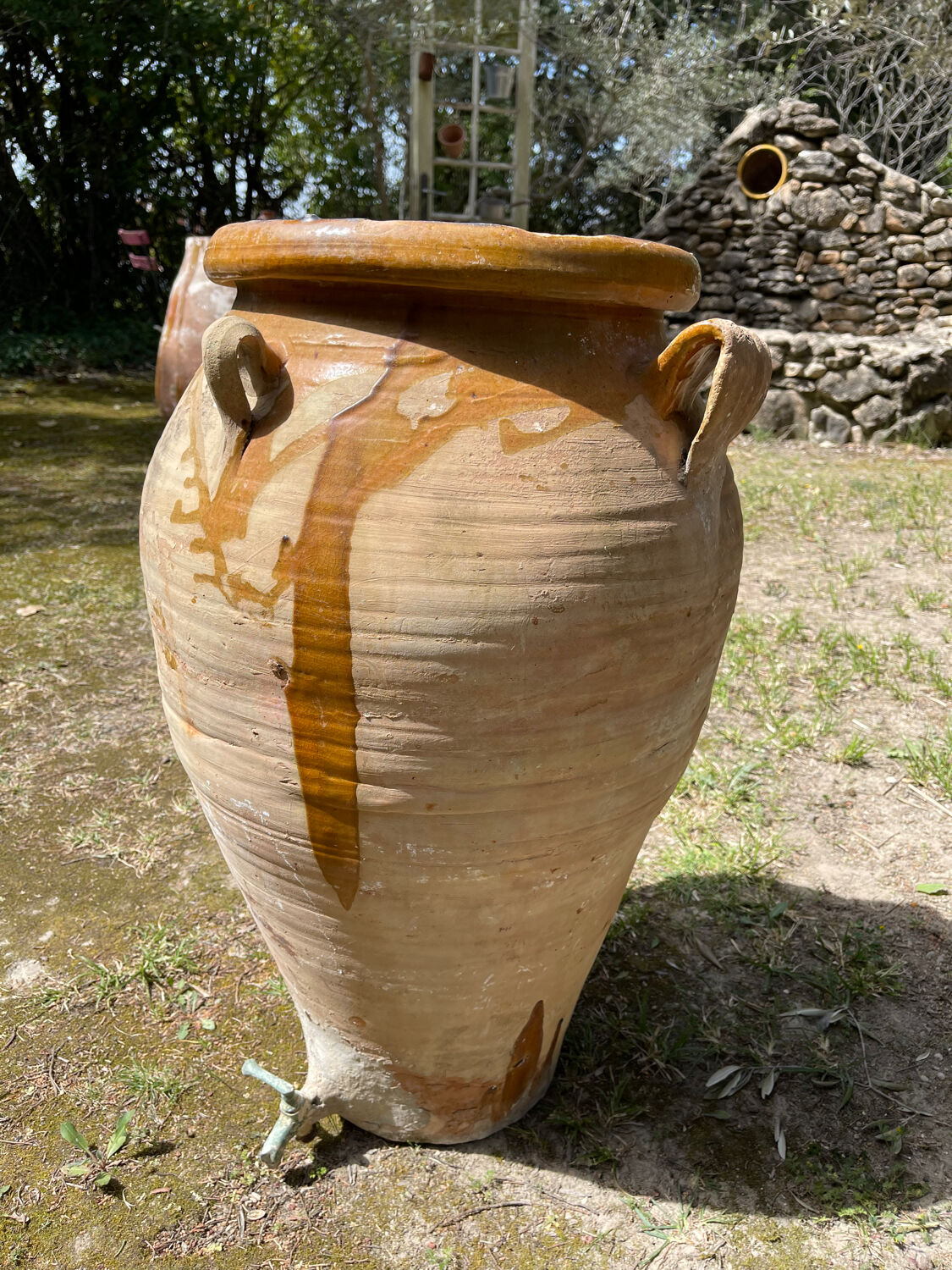 Terracotta pot jar