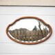 Large vintage mirror, wall mirror, beveled mirror, wall mirror