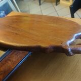 Solid mahogany serving tray