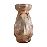 Pink transparent vase