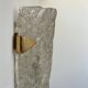 Vintage Hillebrand wall lamp, brass and Murano glass, Germany 1960s