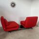 Canapé convertible 360° Le Vele Video design italien Futura 2 places rouge