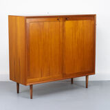 Danish teak cabinet by H W Klein for Bramin 1960s