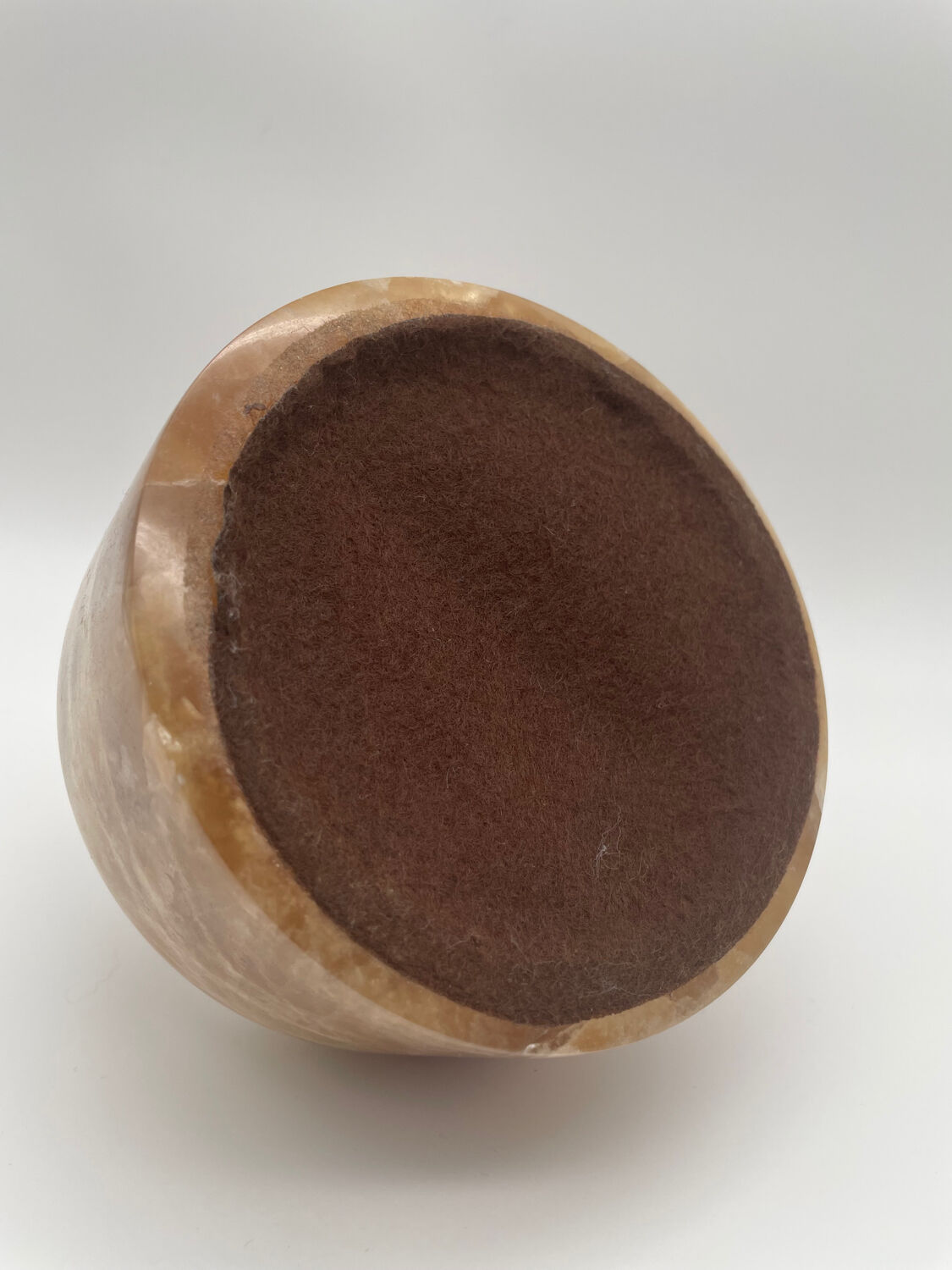 Vintage onyx and gold pusher ashtray