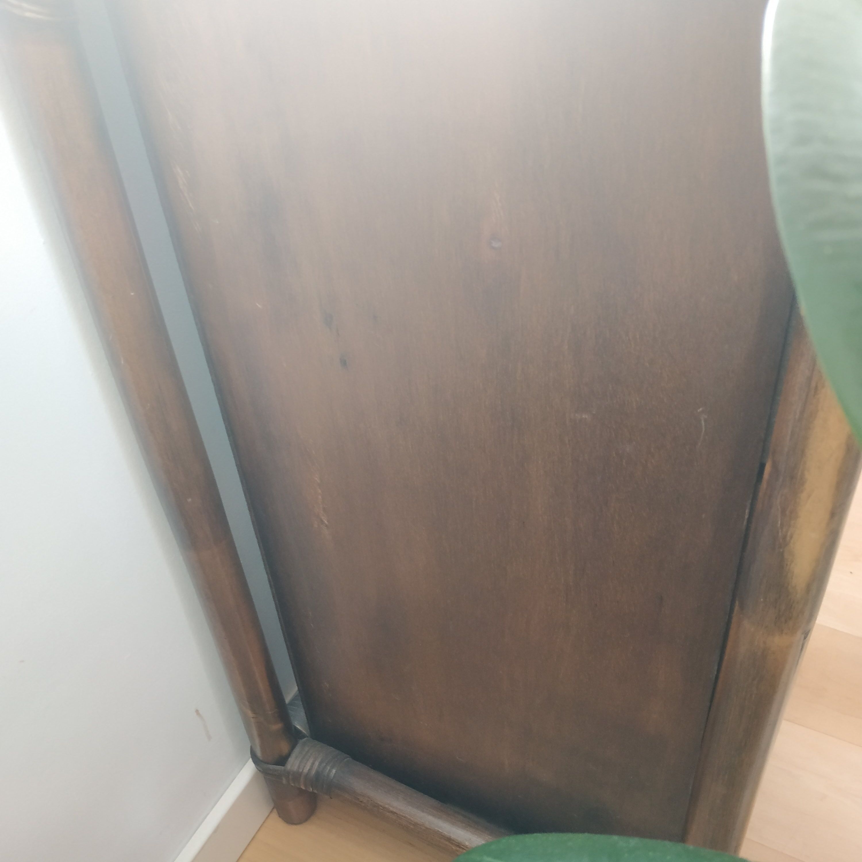 Rattan chest of drawers and canning