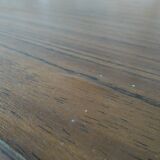 Metal and wood desk from the 1970s.