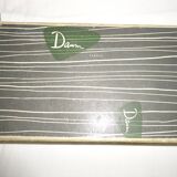 Set of six crystal knife rests, signed DAUM
