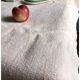 Antique Harvest Tablecloth in Pure Hemp Dyed Tea Rose