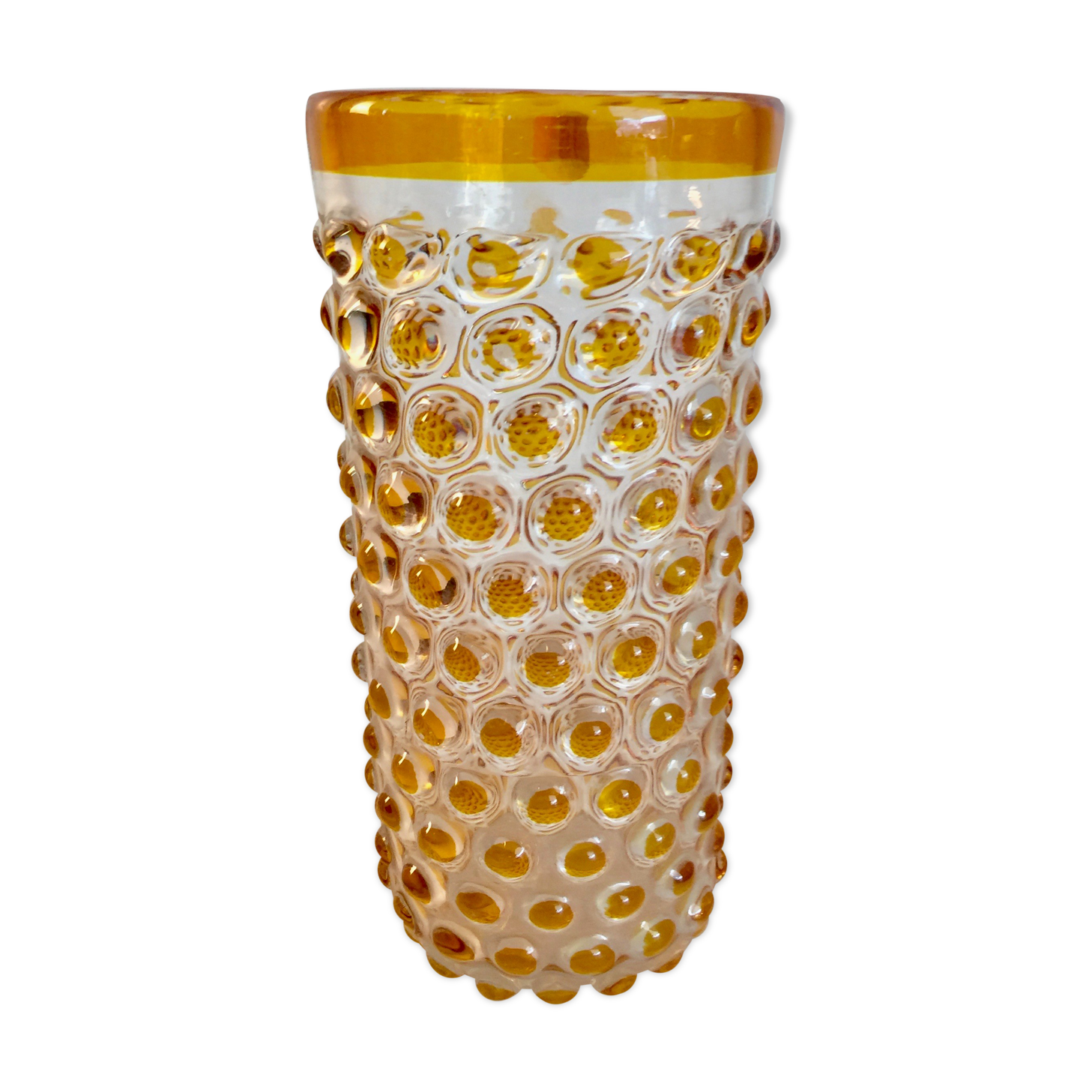 70s blown glass vase