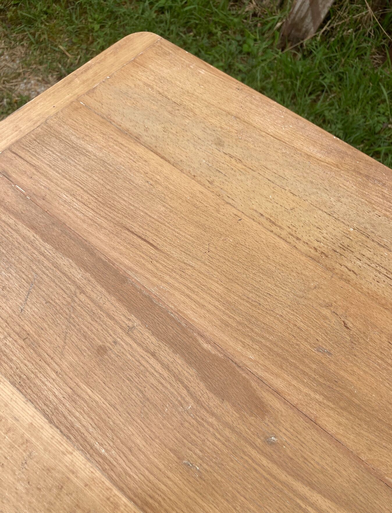 Antique solid wood desk