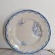 Earthenware dinner plates from Sarreguemines, Watteau, U & C, 1950s