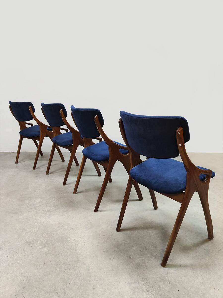 Danish vintage design dining chairs Hovmand Olsen